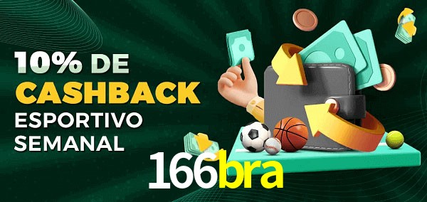 10% de bônus de cashback na 166bra